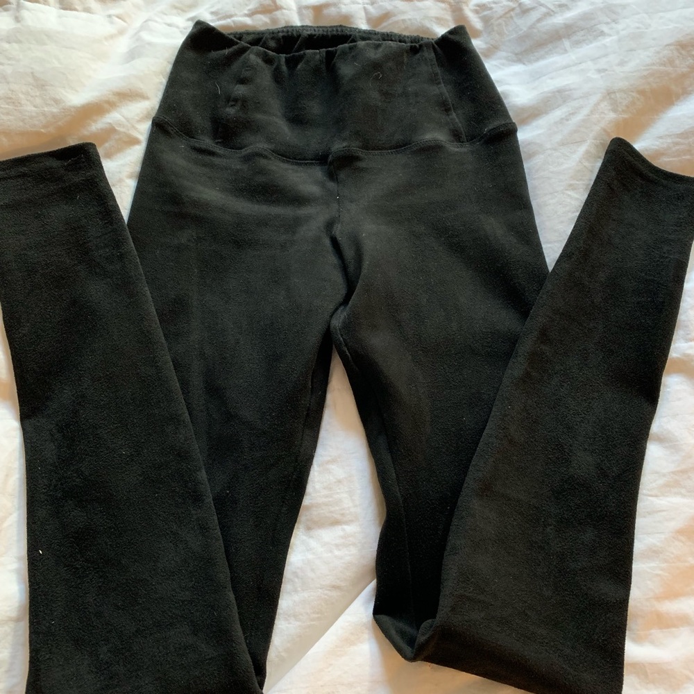 Wilfred Aritzia Faux Suede Leggings XS